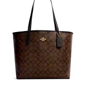 Coach City Tote and Large Coach Wristlet